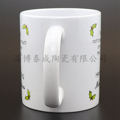 淄博陶瓷廠出售7102陶瓷杯庫存帶貼花